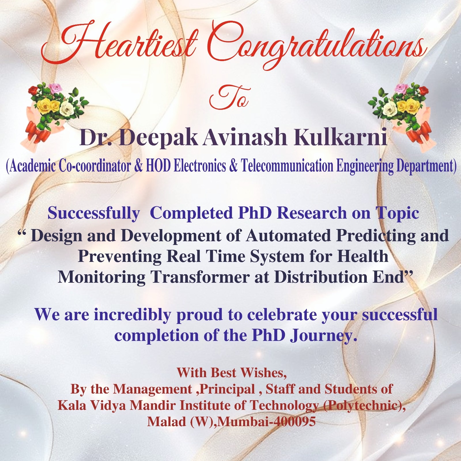 Dr. Deepak Kulkarni